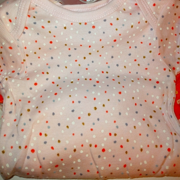 NWT Gerber 5 Pack Ballerina/Bunny Theme Short Sleeve Onesies Set☆6-9mo☆ - Picture 11 of 15